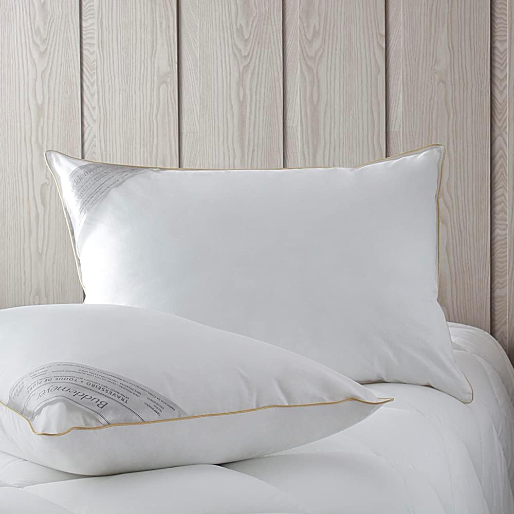 Travesseiro 50x70cm Buddemeyer Toque de Pluma Algodão Branco na Amazon