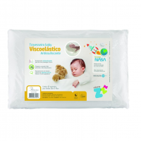Travesseiro Antissufocante, Visco Revestimento, 30x40cm, Branco, Fibrasca na Amazon