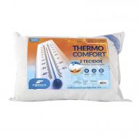 Travesseiro Gelado Frio Lavável Thermo Comfort - Ideal P/Fronhas 50x70cm - Fibrasca, Branco na Amazon