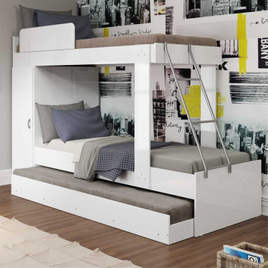 Treliche Multimóveis para Colchão 188x78cm Branco na MadeiraMadeira