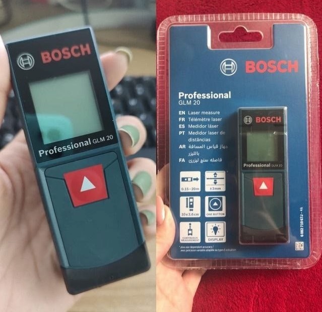 Trena a Laser de 20 Metros Bosch GLM 20 na Casas Bahia
