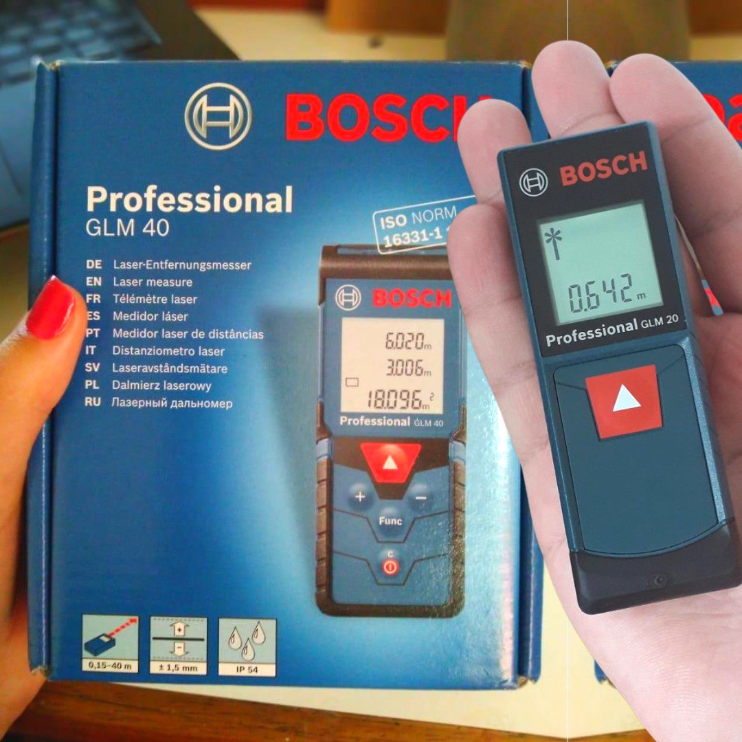 Trena Laser Bosch GLM 20 alcance 20m na Amazon