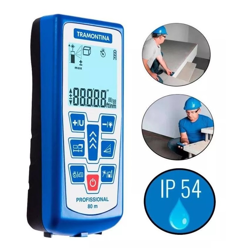 Trena Laser Profissional 80m Tramontina – 43151380 na Magazine Luiza