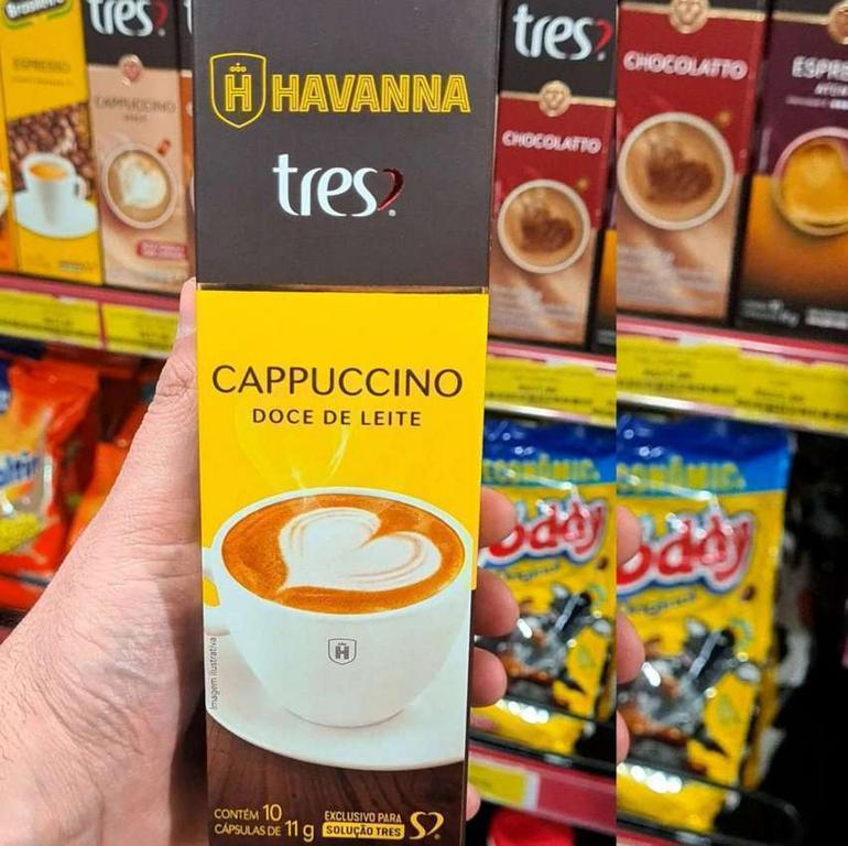 TRES Cápsula De Cappuccino Doce De Leite Havanna na Amazon