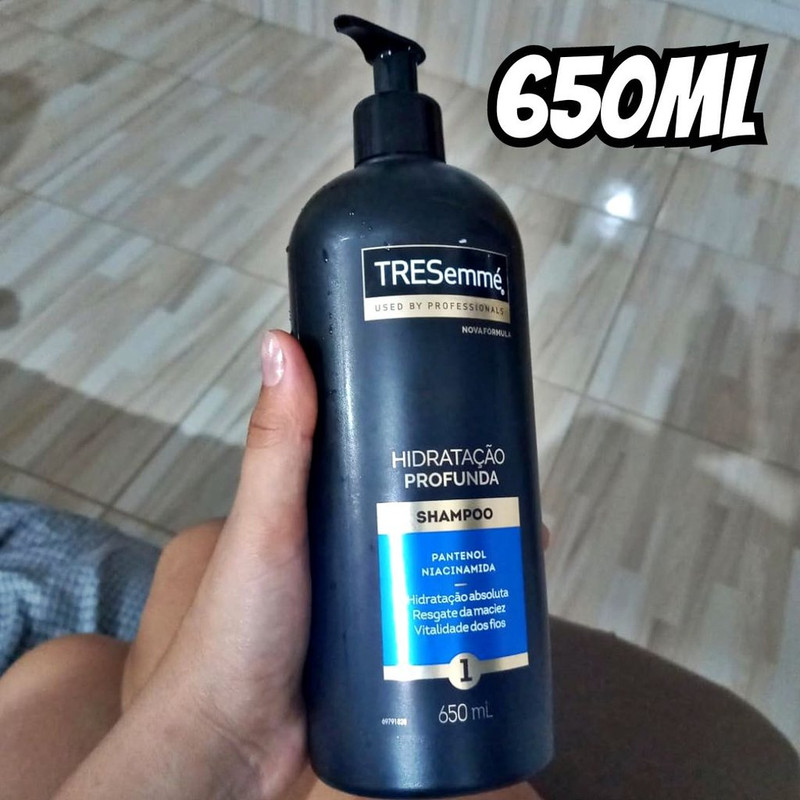 TRESemmé Shampoo Tresemmé Hidratação Profunda Frasco 650Ml na Amazon