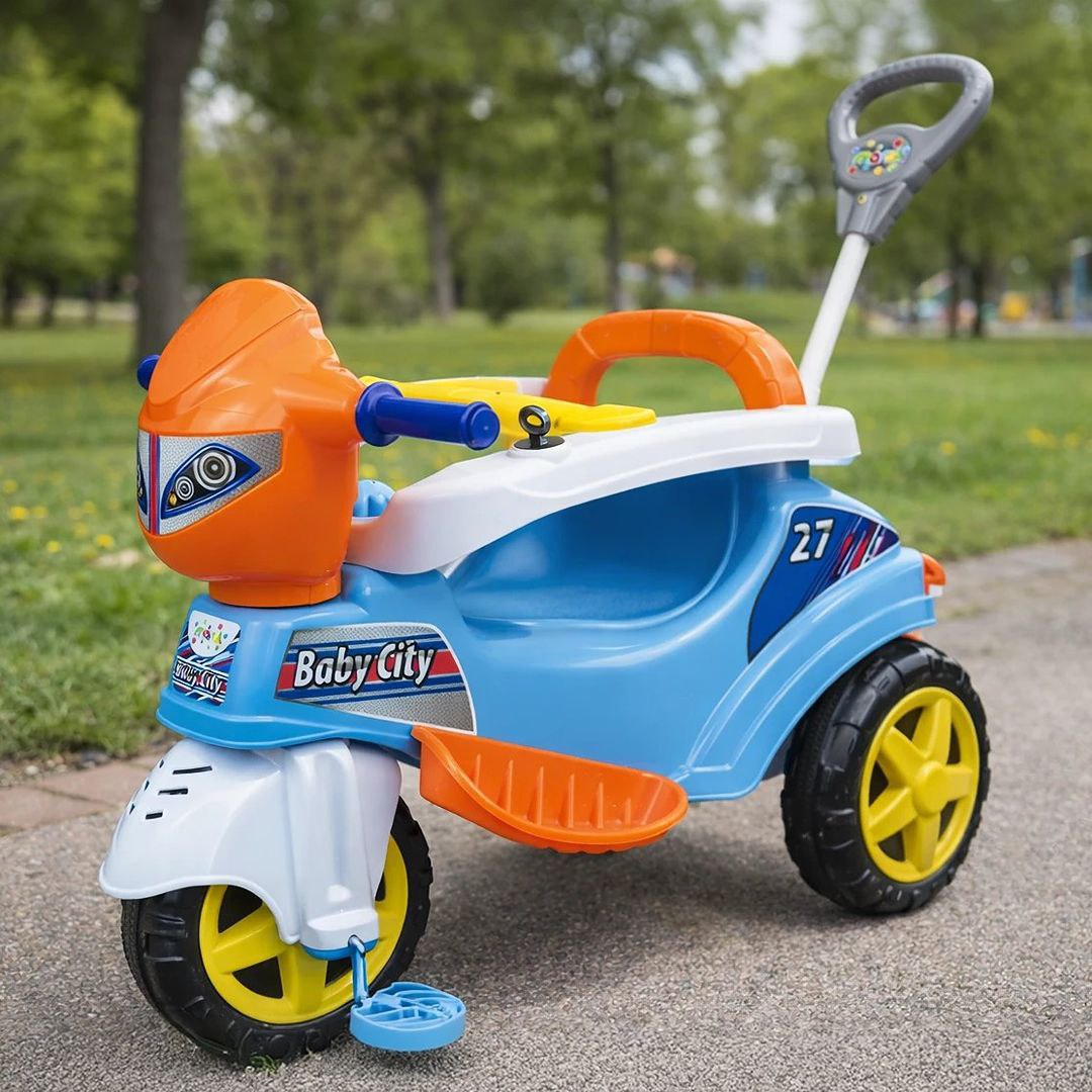 TRICICLO BABY CITY MARAL – COLORIDO na Amazon
