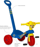 Triciclo Tico-Tico Patrulha Canina C/ Haste, Bandeirante, Azul na Amazon