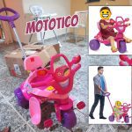Triciclo Tonkinha Passeio & Pedal, Bandeirante, Rosa na Amazon