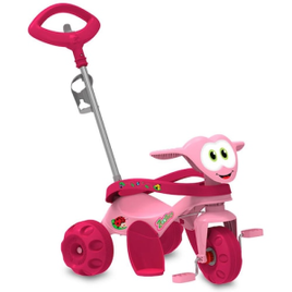 Triciclo Zootico Passeio u0026 Pedal 732 Brinquedos Bandeirante - Rosa na Casas Bahia