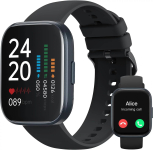 TRUEFREE Smart Watch com Bluetooth Call Full Touch Screen Fitness Tracker com frequência cardíaca Monitor de oxigênio no sangue Monitor de atividade à prova d’água para telefones Android e iOS na Amazon