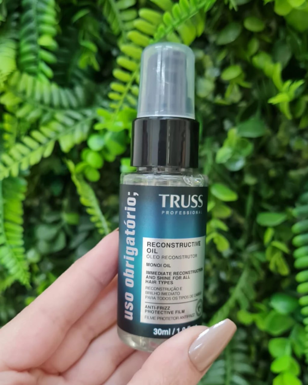 Truss Óleo Reconstrutor Uso Obrigatório | Tratamento Capilar para Brilho, Reconstrução e Proteção | 30ml na Amazon