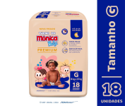Turma da Mônica Baby Premium Jumbo G 18un na Amazon