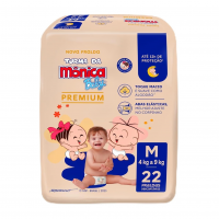 Turma Da Mônica Baby Premium Jumbo M 22 Unidades na Amazon