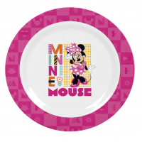 Tuut, Linha Disney, Prato Fundo De Melamine, Minnie, Rosa, 22cm na Amazon