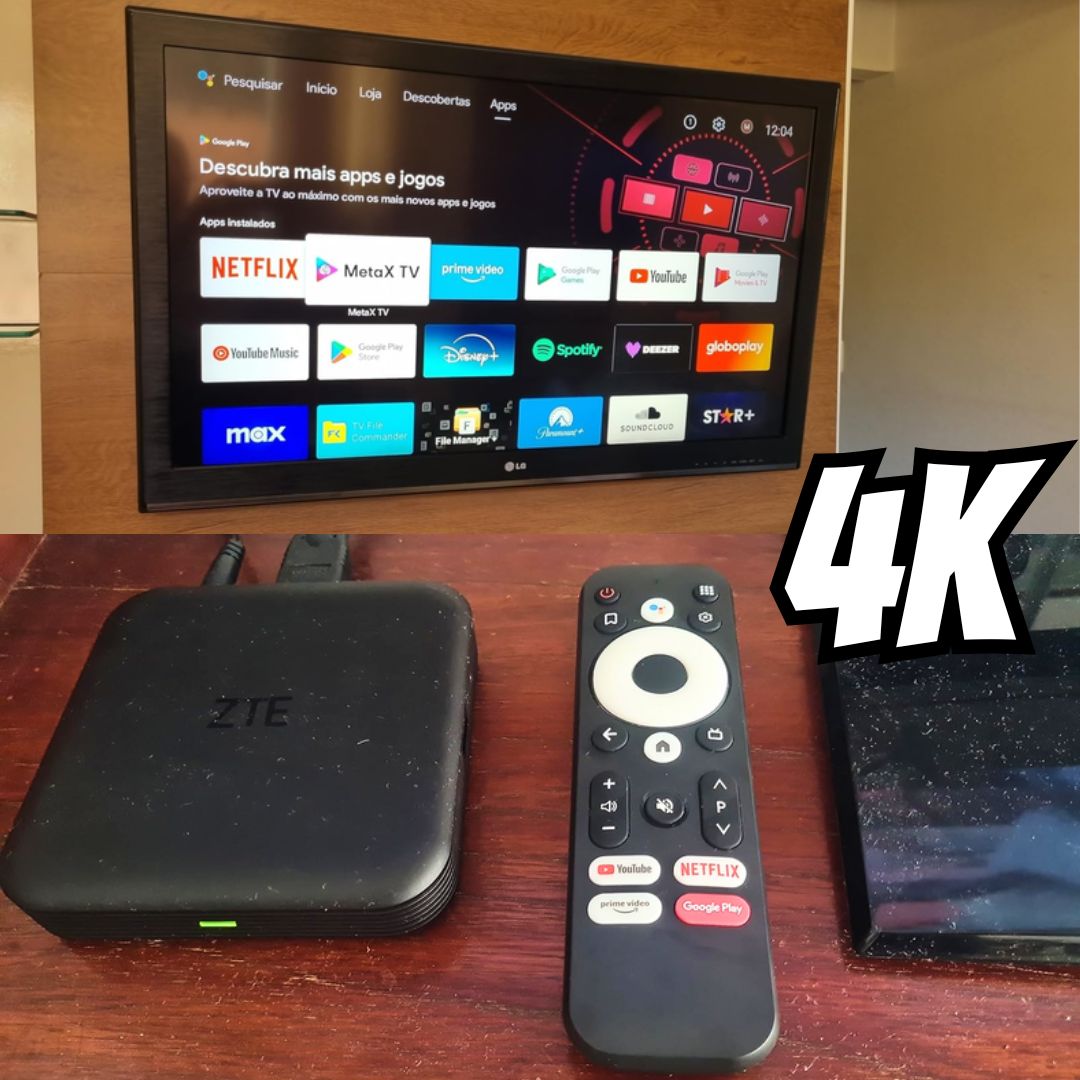 Tv Box 4K ZTE I Space Series – ZT866 na Amazon