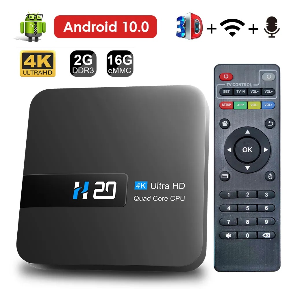 TV Box H20 na Aliexpress
