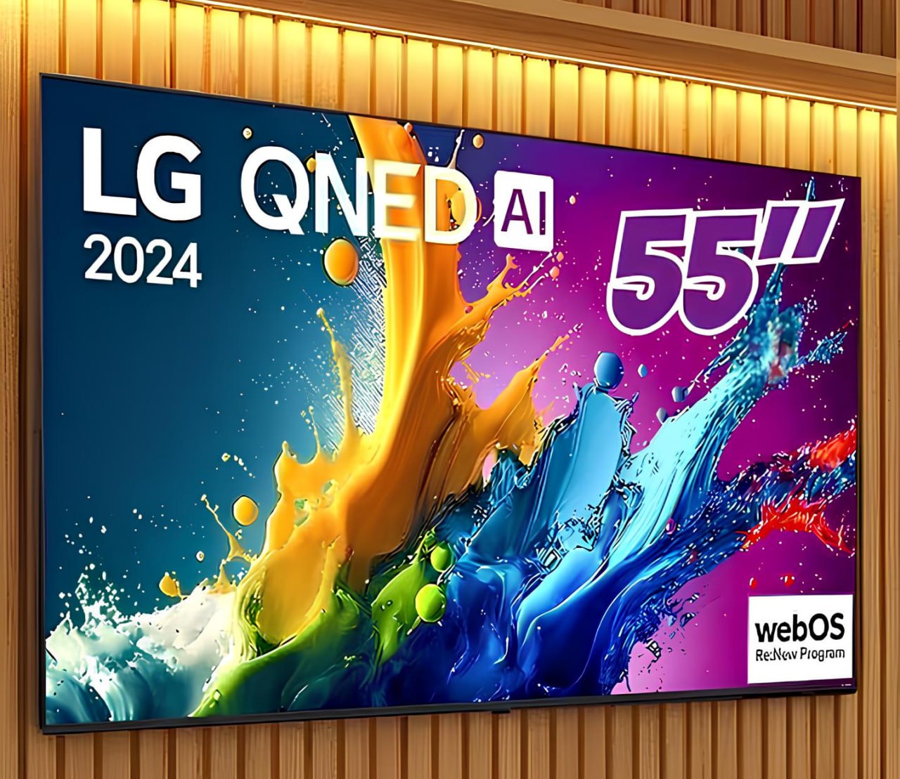 TV LG 55″ Smart QNED 4K UHD 55QNED80TSA na Amazon