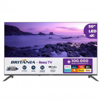 TV Smart TV 50” Britânia Roku TV LED Dolby Audio BTV50VA4REGB na Amazon