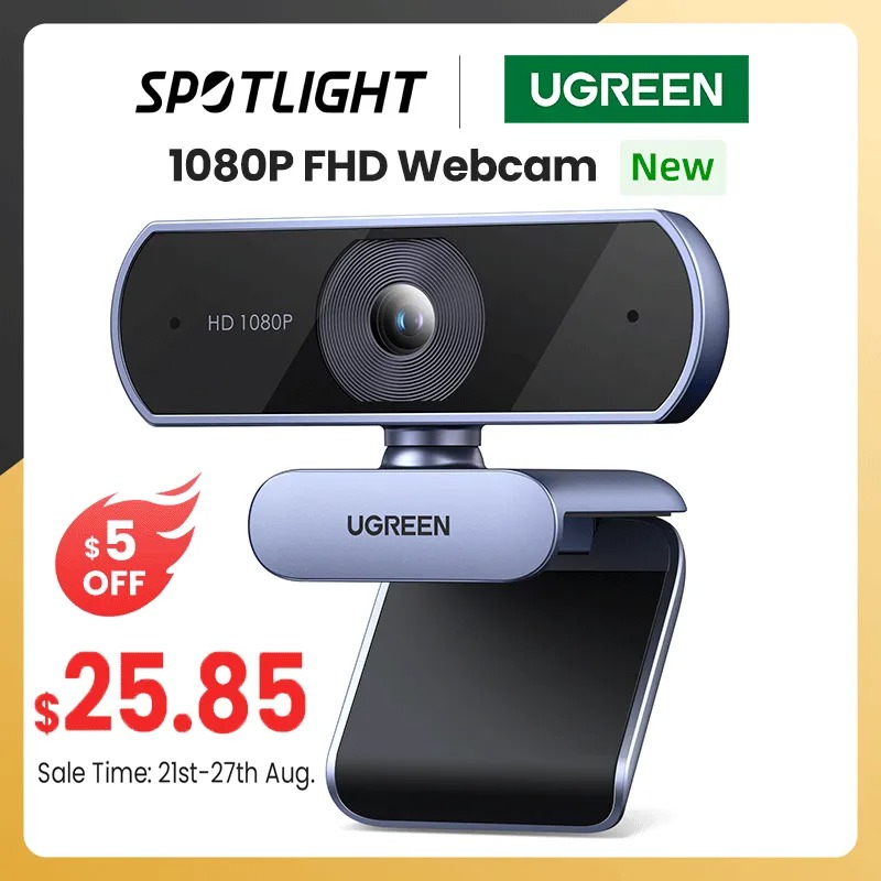 UGREEN Mini Webcam 1080p na Aliexpress