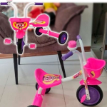 ULTRA BIKE Triciclo Velotrol Kids Branco/Rosa na Amazon