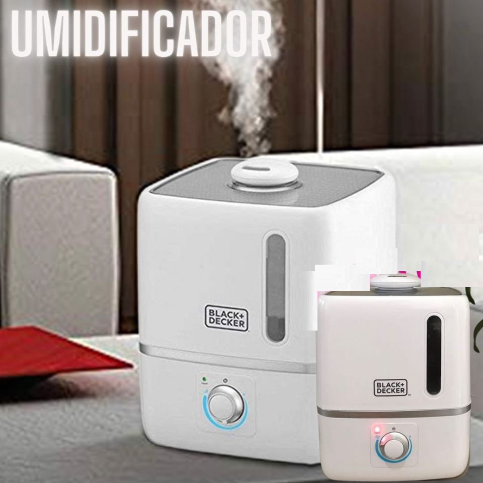 Umidificador de Ar, AIR1000-BR Branco, Bivolt, Black+Decker na Amazon