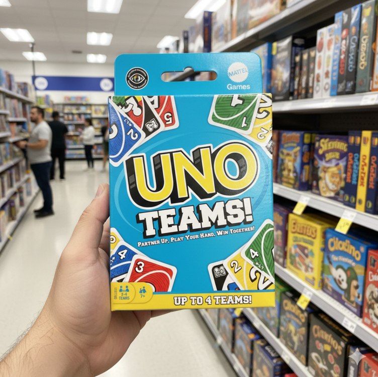 UNO Jogo de Cartas Teams para crianças a partir de 7 anos na Amazon