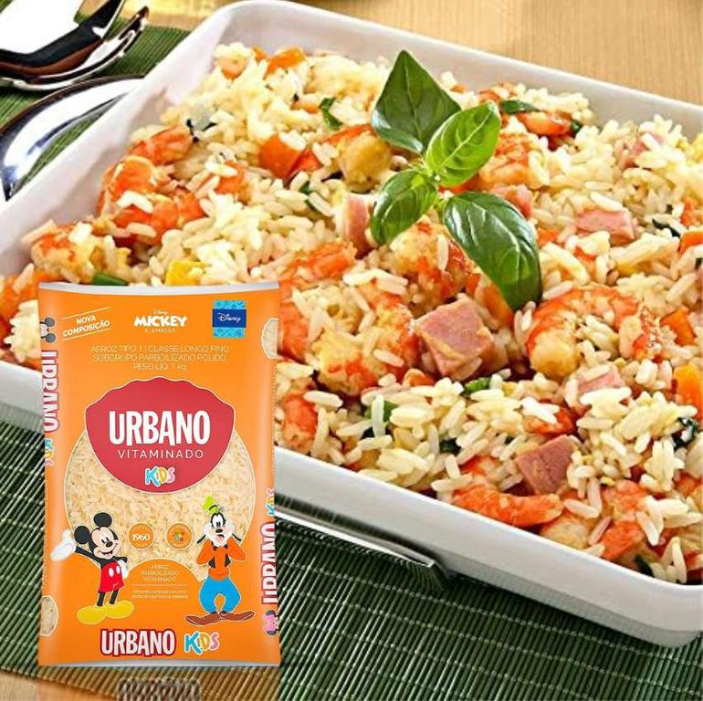 Urbano, Arroz Parboilizado Vitaminado, Kids – 1kg na Amazon