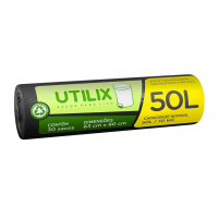 Utilix - Rolo Com 30 Sacos Para Lixo Dover-Roll, 50L/10 Kg, Preto na Amazon