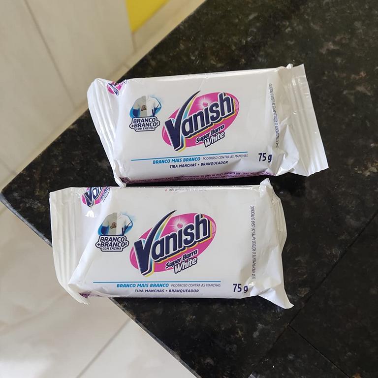 Vanish Tira Manchas Em Barra White 75G Para Roupas Brancas na Amazon
