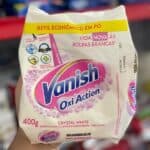 Vanish Tira Manchas Em Pó Crystal White Oxi Action 400G Para Roupas Brancas Refil Econômico na Amazon