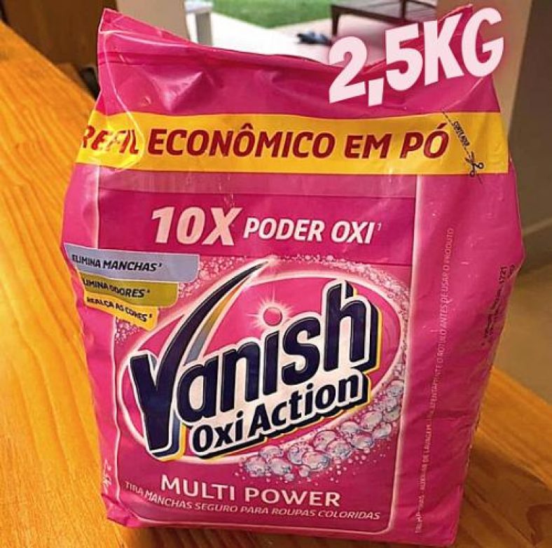 Vanish Tira Manchas Em Pó Multi Power Oxi Action 2 5Kg Refil Econômico Para Roupas Coloridas na Amazon