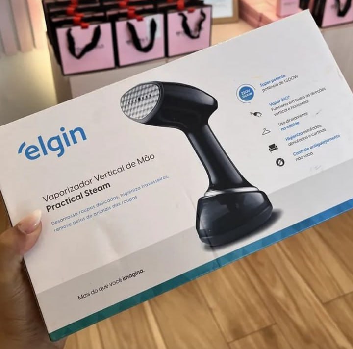 Vaporizador Vertical de Mão Practical Steam Elgin 1200W – Steamer, Ferro de Passar a Vapor e Higienizador Portátil na Amazon