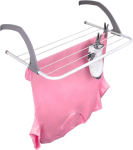 Varal Suspenso em Aço com 5 Varetas, Cor Branca, Linha Log, Ordene na Amazon