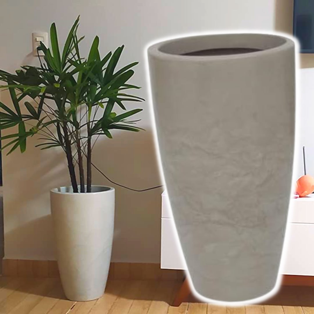 Vasart Verona R.0200.030.053.05 Vaso de Flores, Camurça, 30x53cm na Amazon