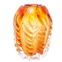 Vaso De Vidro Italy Âmbar 11cm X 11cm X 15cm - Wolff na Amazon
