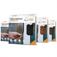 Veda Frestas Adesivo 4x8mm Branco - 6 Metros - Comfort Door na Amazon