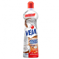 Veja Desinfetante Multiuso Power Fusion Coco 500Ml Branco/Vermelho na Amazon