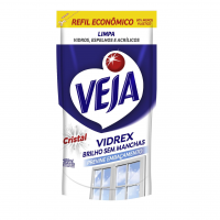 Veja Limpa Vidros Vidrex Cristal Refil 400ml na Amazon