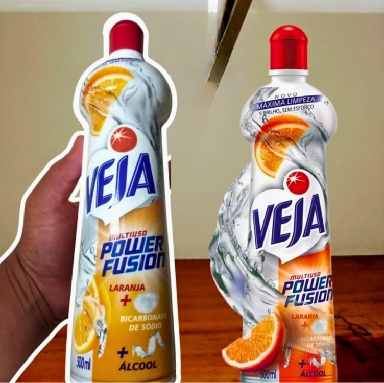 Veja Limpador Multiuso Power Fusion Laranja Laranja 500Ml na Amazon