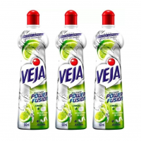 Veja Limpador Multiuso Power Fusion Limão 500Ml, Pack Com 3 Unidades na Amazon