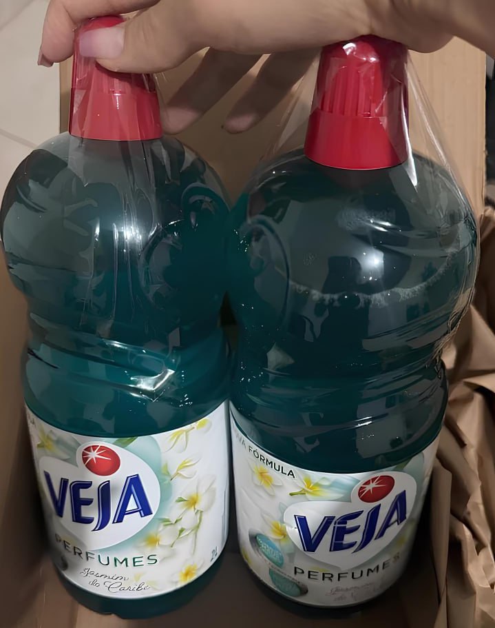 Veja Limpador Perfumado Jasmin Do Caribe – 2L Azul na Amazon