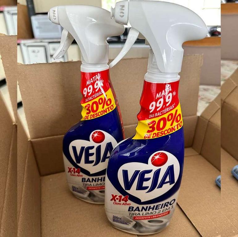 Veja x-14 Tira Limo Limpador para Banheiro Pulverizador 500ml na Amazon