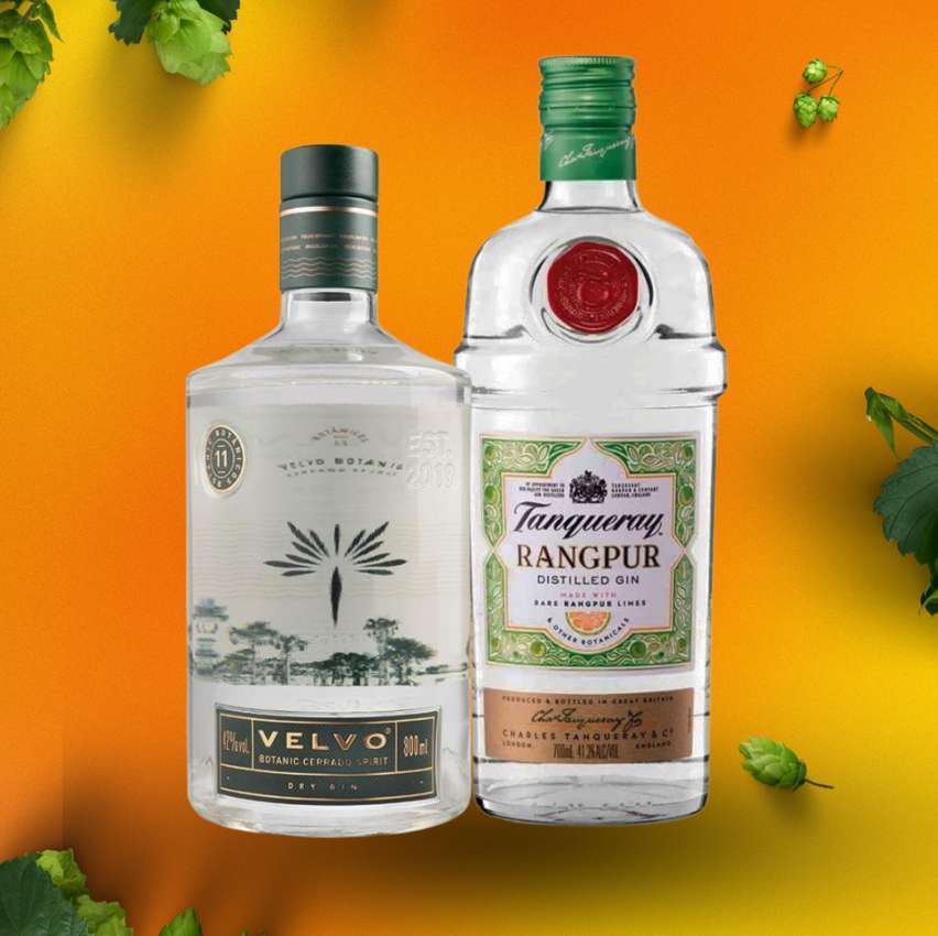 Velvo Botanic 800ml + Tanqueray Rangpur 700ml na Extra