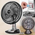Ventilador 40cm Super Turbo 8 Pás Repelente Pastilha, Mondial, Preto/Prata, 140W, 220V - VTX-40-8P-RP na Amazon