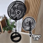 Ventilador Coluna 40cm Super Turbo 8 Pás, Mondial, Preto/Prata, 140W, 110V na Amazon