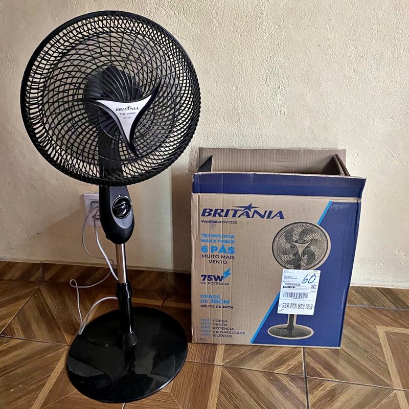 Ventilador de Coluna Britânia BVT350 Maxx Force 75W na Amazon