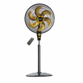 Ventilador de Coluna Mallory Air Timer TS+ com Controle Remoto 3 Velocidades 40cm Preto/Dourado - 127v na Americanas