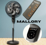 Ventilador de Coluna Mallory Chronos 126W, Silencioso, Com Controle Remoto, Hélice de 6 pás, Auto Desligamento Programável de até 7 Horas- PR – GR – 220V na Amazon
