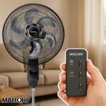 Ventilador de Coluna Mallory Chronos 126W, Silencioso, Com Controle Remoto, Hélice de 6 pás, Auto Desligamento Programável de até 7 Horas- PR – GR – 220V na Amazon