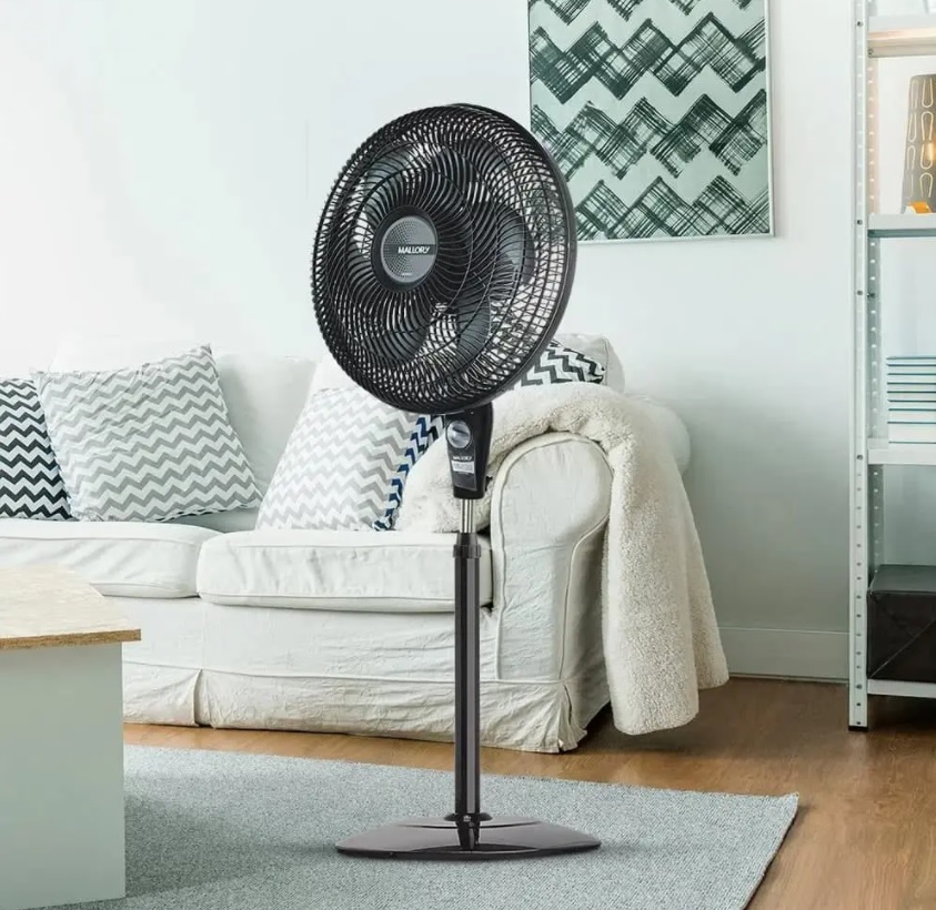 Ventilador de Coluna Mallory Delfos TS+ 3 Velocidades 40cm Preto na Americanas